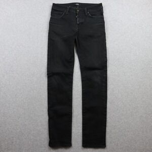 Neuw Jeans Mens 29x32 Iggy Skinny Button Fly 5-Pocket Stretch Flex Denim Black